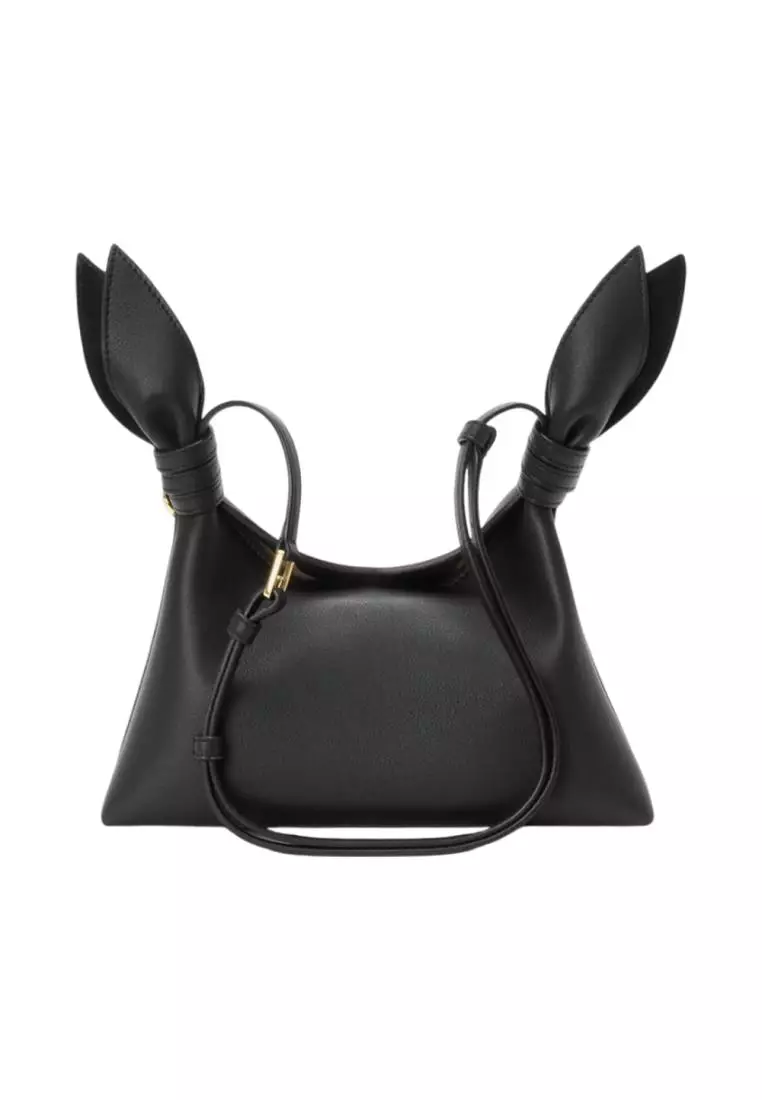 Mini Scarf Bag Smooth Calfskin Black