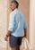 Banana Republic blue Untucked Luxe Poplin Shirt 1A5DAAA478FC02GS_2