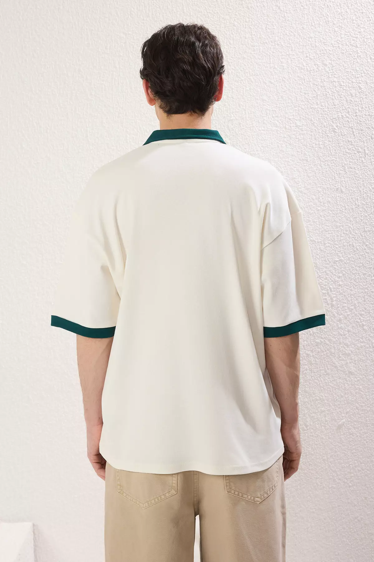 Embroidered Detail Polo Shirt