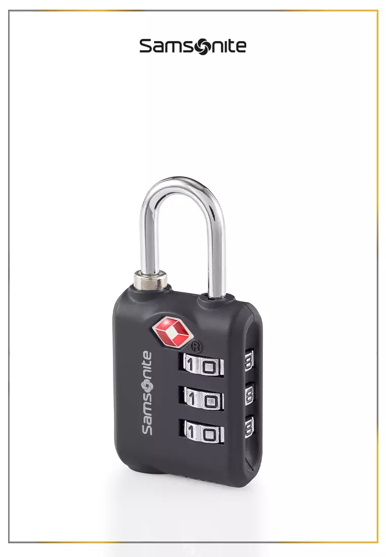Samsonite Travel Essentials 3.Dial Combi Lock TSA - Black
