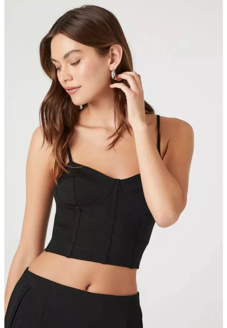 Buy FOREVER 21 Cropped Bustier Cami 2024 Online