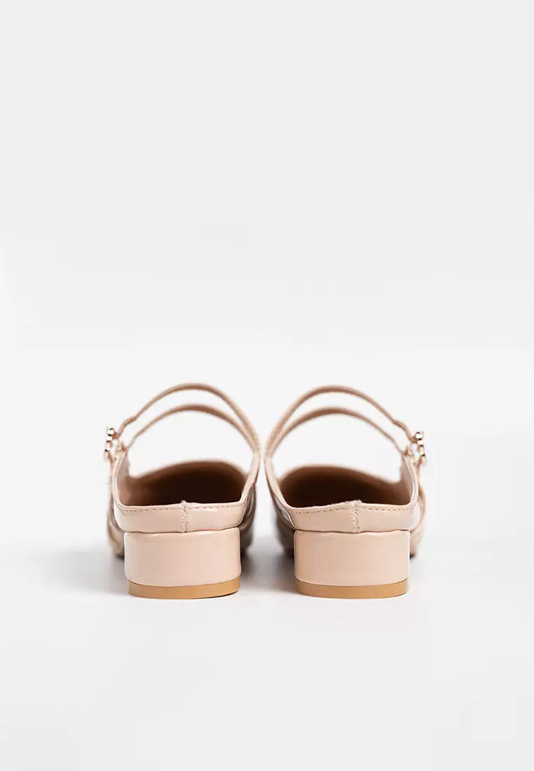 Milyy Mary Jane Glossy Mules