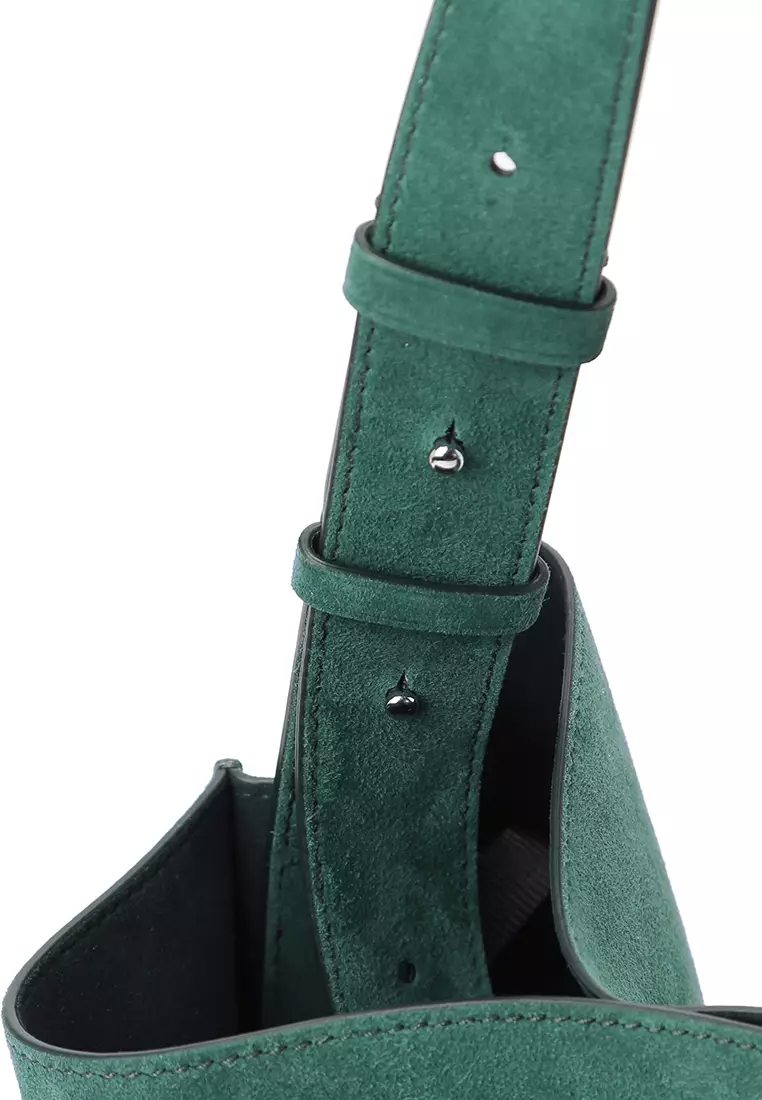 SAOI Belt Tote II Small - Suede Jade