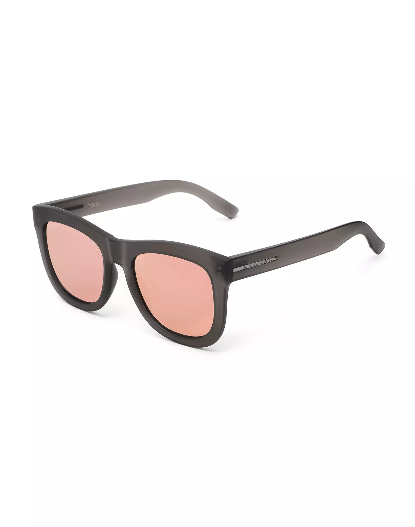 HAWKERS Frozen Grey Rose Gold NOBU Asian Fit Sunglasses for Men and Women. UV400 Protection. Official Product Designed in Spain