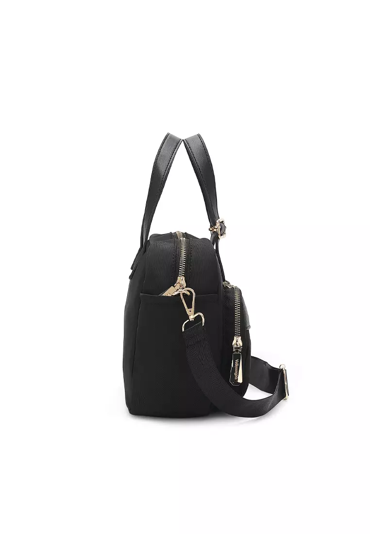 Women's Top Handle Bag / Sling Bag / Shoulder Bag - Black