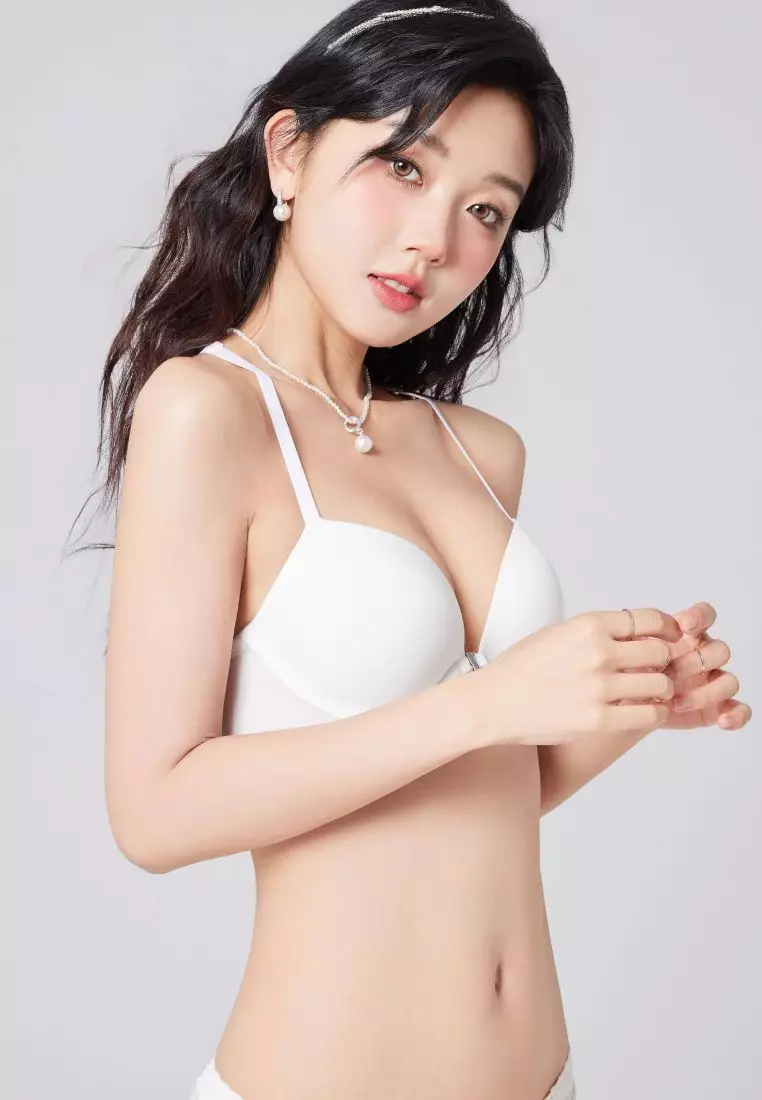 CHITI DELICATE LACE FRONT CLOSURE UNDERWIRED MEDIUM PADDED DEMI BRA FOR WOMAN GIRL BR13754