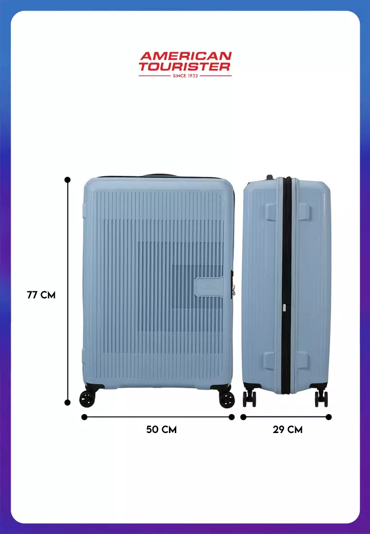 American Tourister Koper Hardcase Aerostep Large 28" - Soho Grey