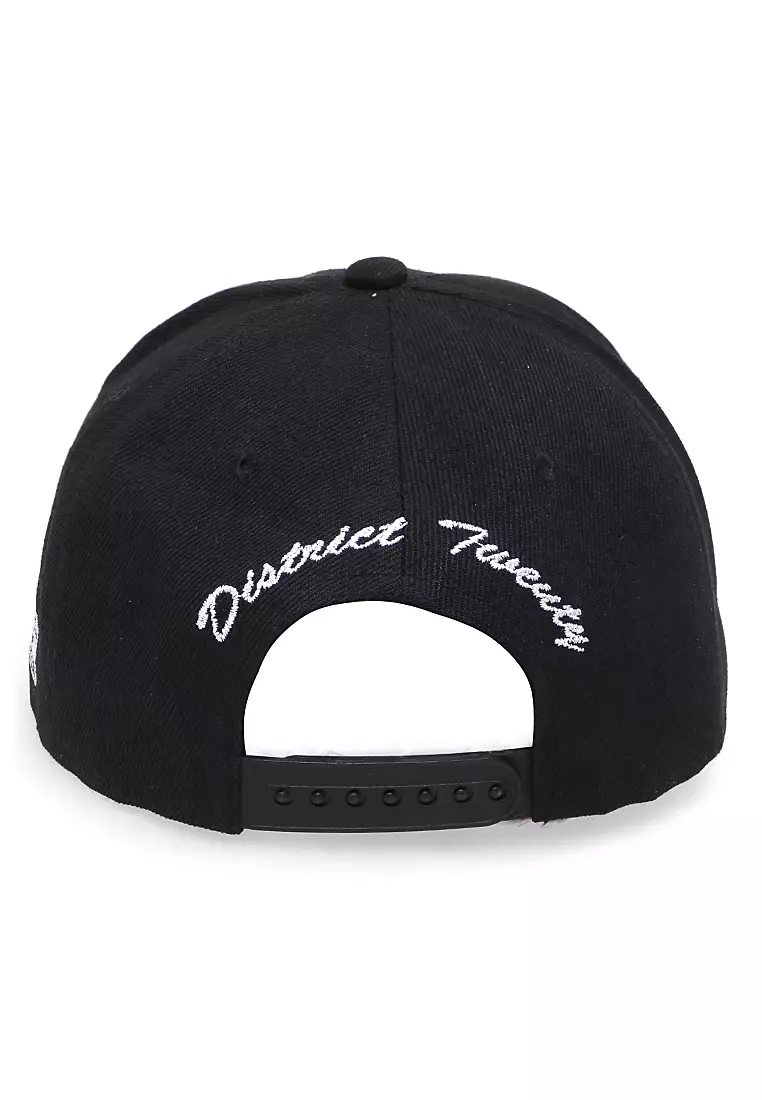 Gemp Topi Snapback Hip Hop Unisex Hat N86 Brooklyn Twenty Creative Design Material Cotton Polyester ORIGINAL - Black