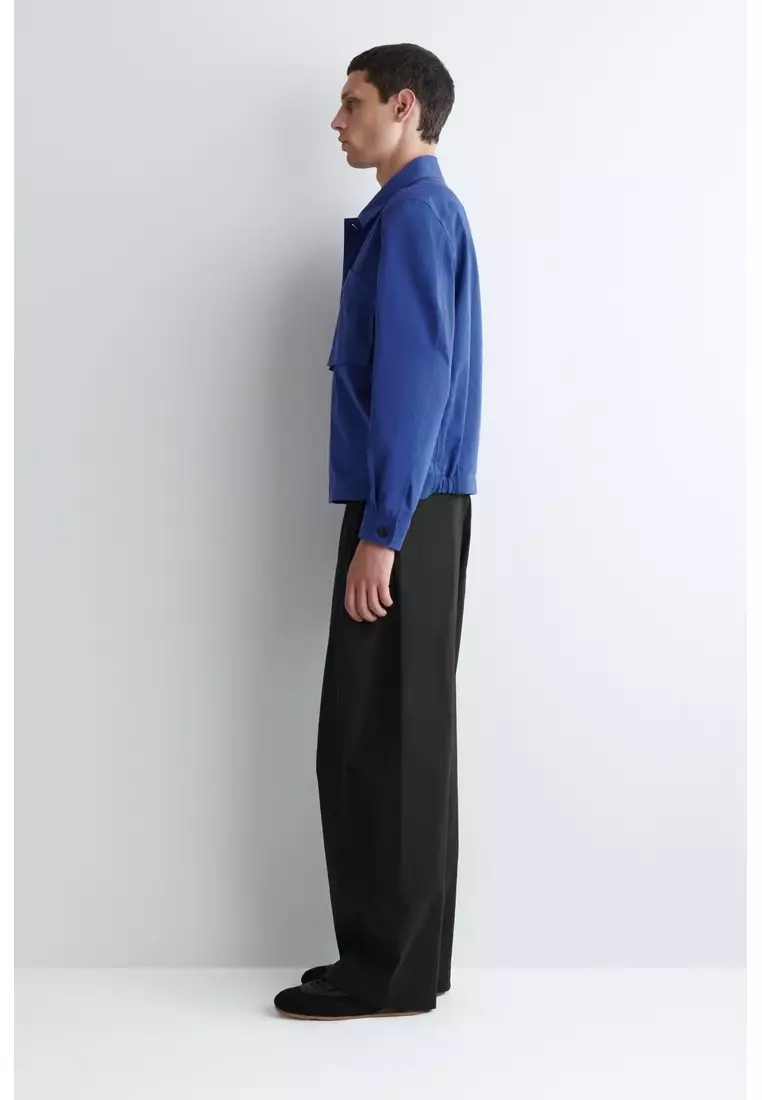 UTILITY COTTON-TWILL OVERSHIRT