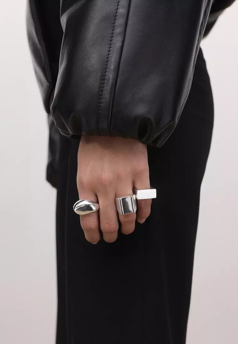 Buy Mango Combined Ring 3 Set Online | ZALORA Malaysia