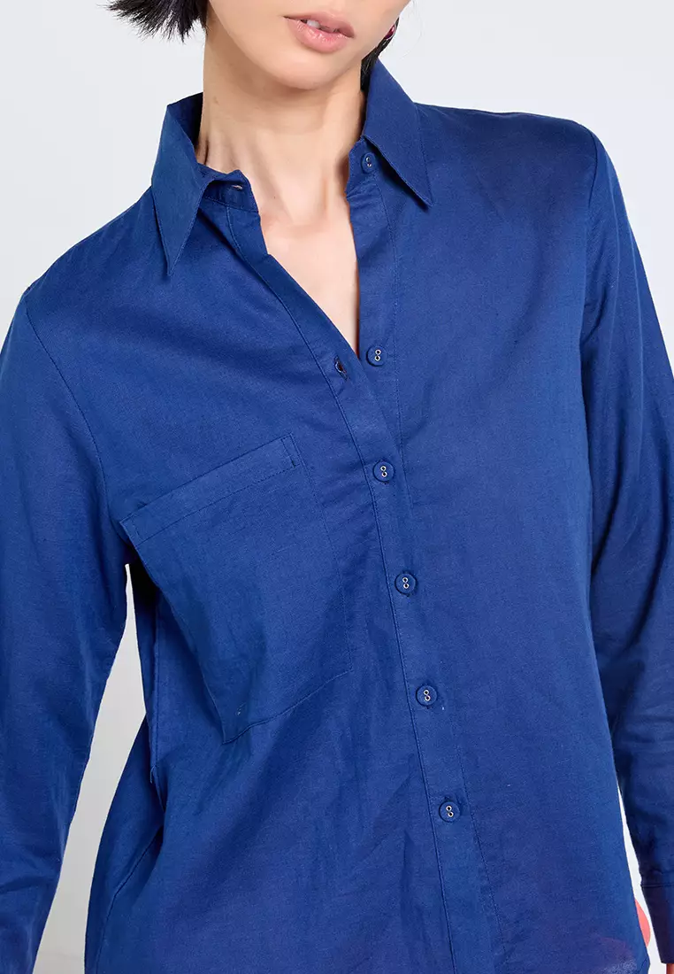 Casual Workwear Linen Shirt