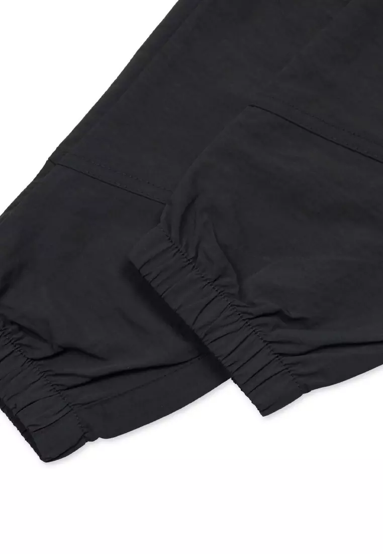 Boys Cargo Jogger Pants with Embroidery Details