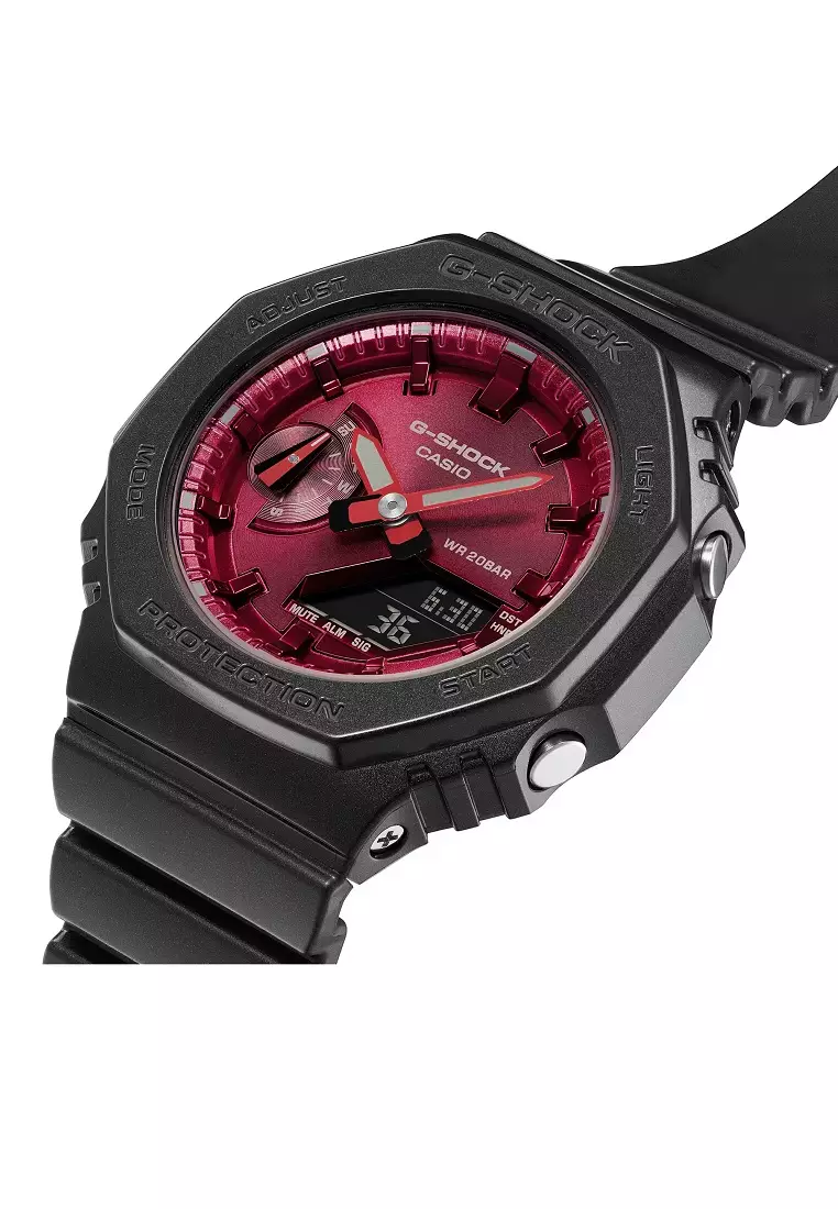 Women GMA-S2100RB-1A Resin Red