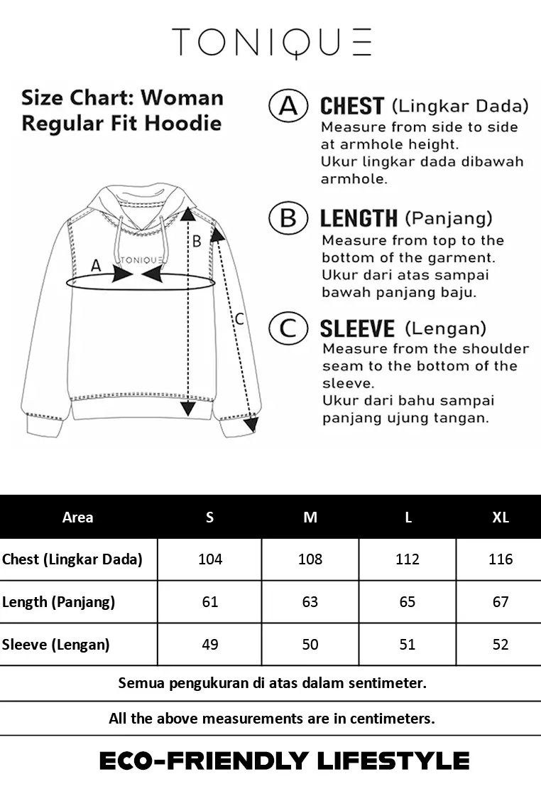 TONIQUE Wanita Katun Hoodie Regular Fit Graphic Hoodie Abu-abu KELLY women's regular fit cotton hoodie