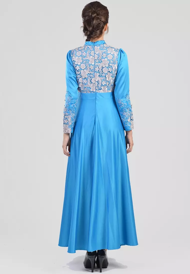 Bibiq Gamis Brokat Satin