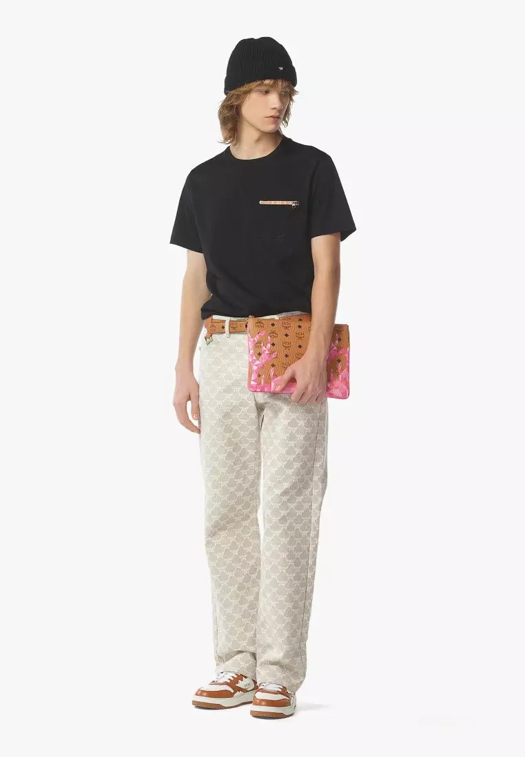 Aren Crossbody Pouch in Cubic Coral Visetos