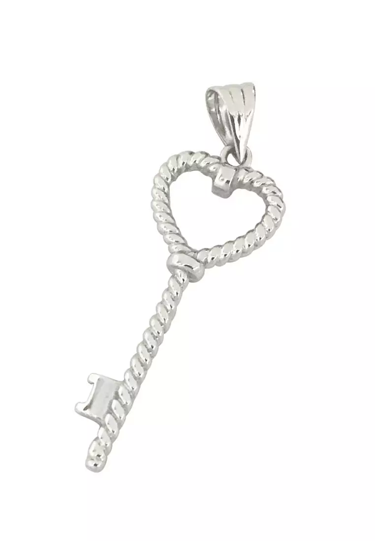 LITZ 18K White Gold Pendant BOEE-P0054