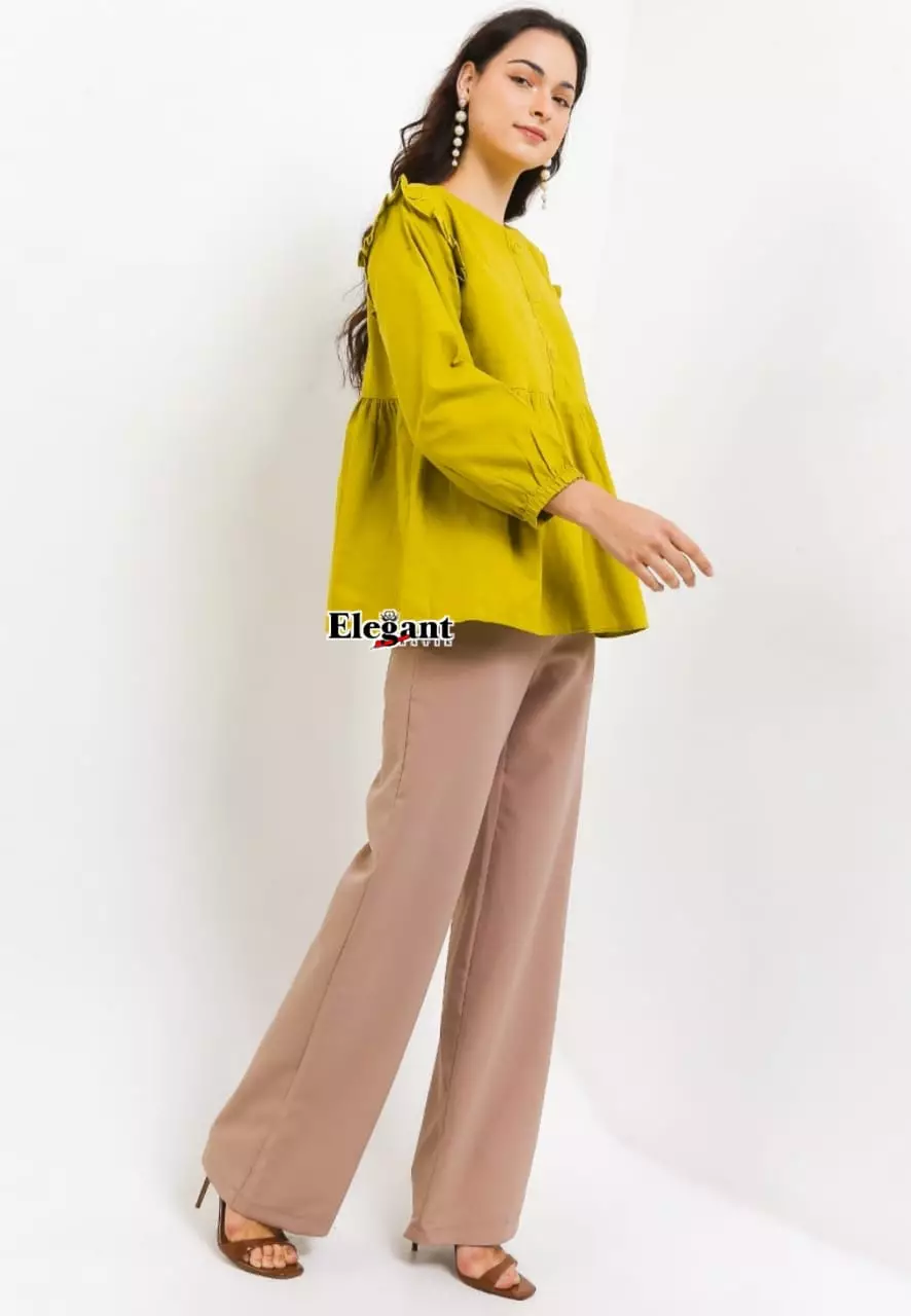 Alesha Blouse Oversize Kuning Lemon