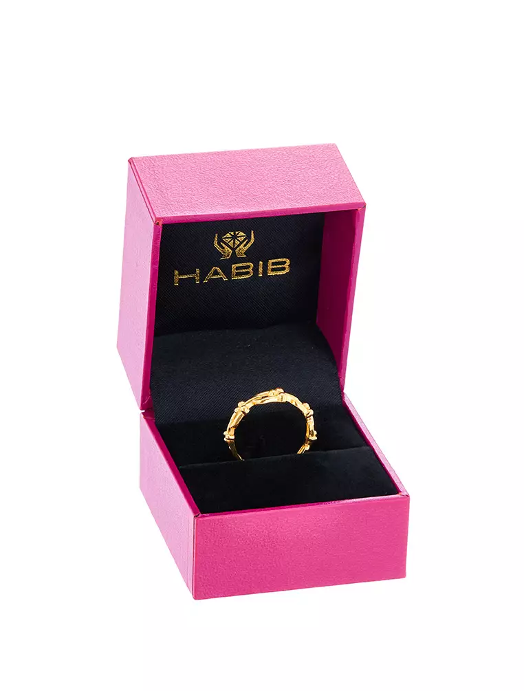 HABIB Oro Italia 916 Yellow Gold Ring GR50640723