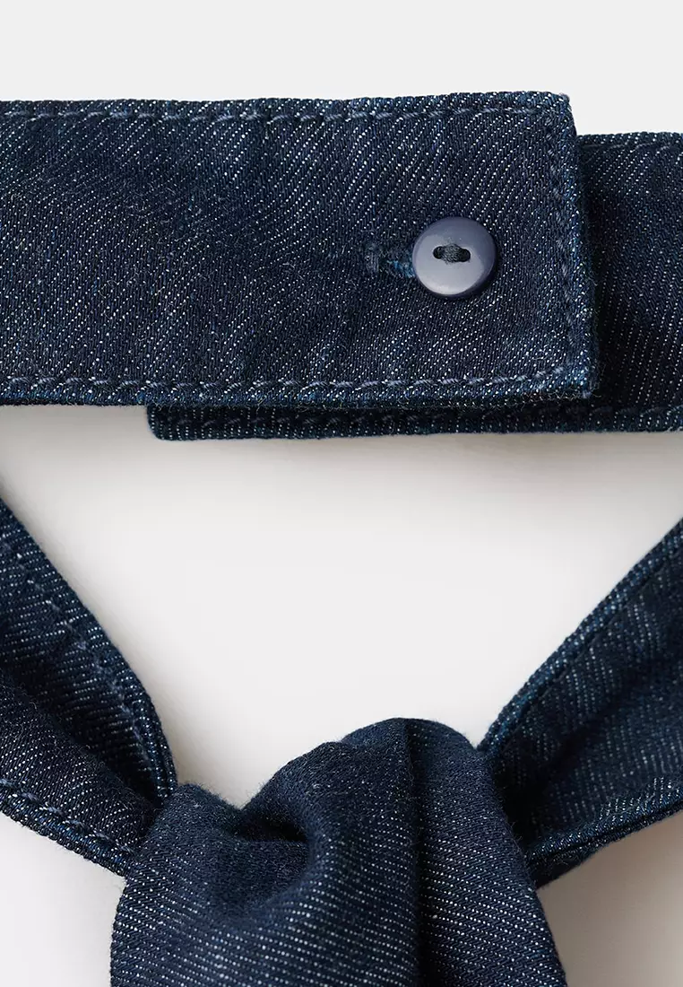 Halter Neck Denim Top