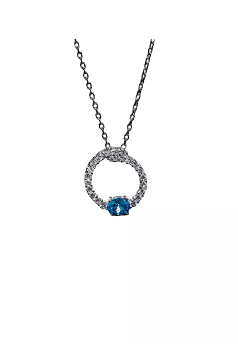 Creative Round S925 Silver Necklace