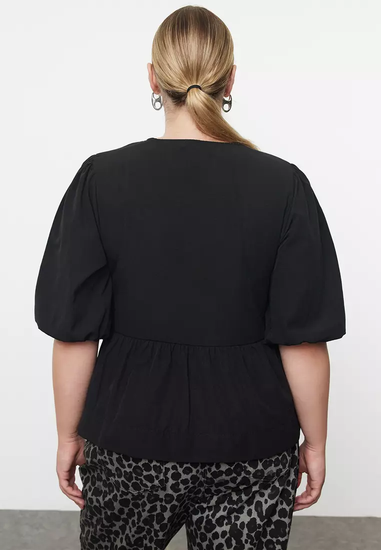 Lacing Detailed Blouse