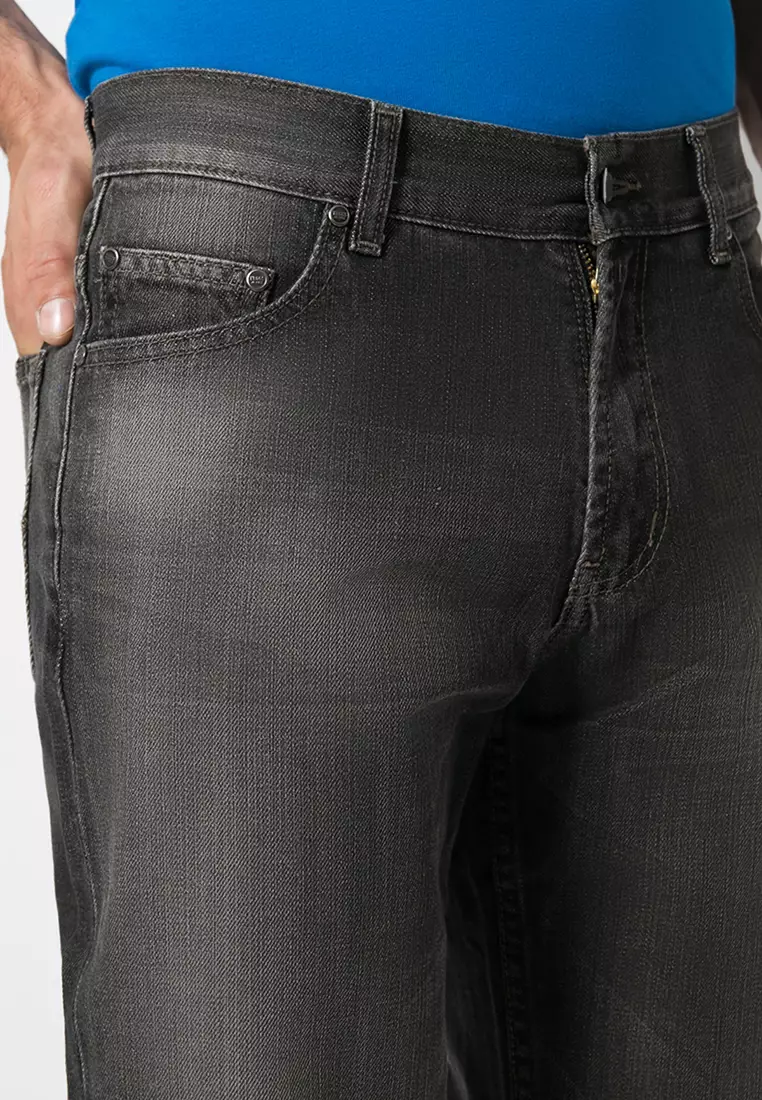 LGS Jeans - Celana Panjang - Washed - Warna Hitam - LEJT.168.388V.738.7C