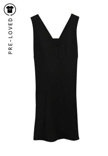 Buy T By Alexander Wang Pre Loved T By Alexander Wang Plunge A Line Neck Dress Online On Zalora Singapore