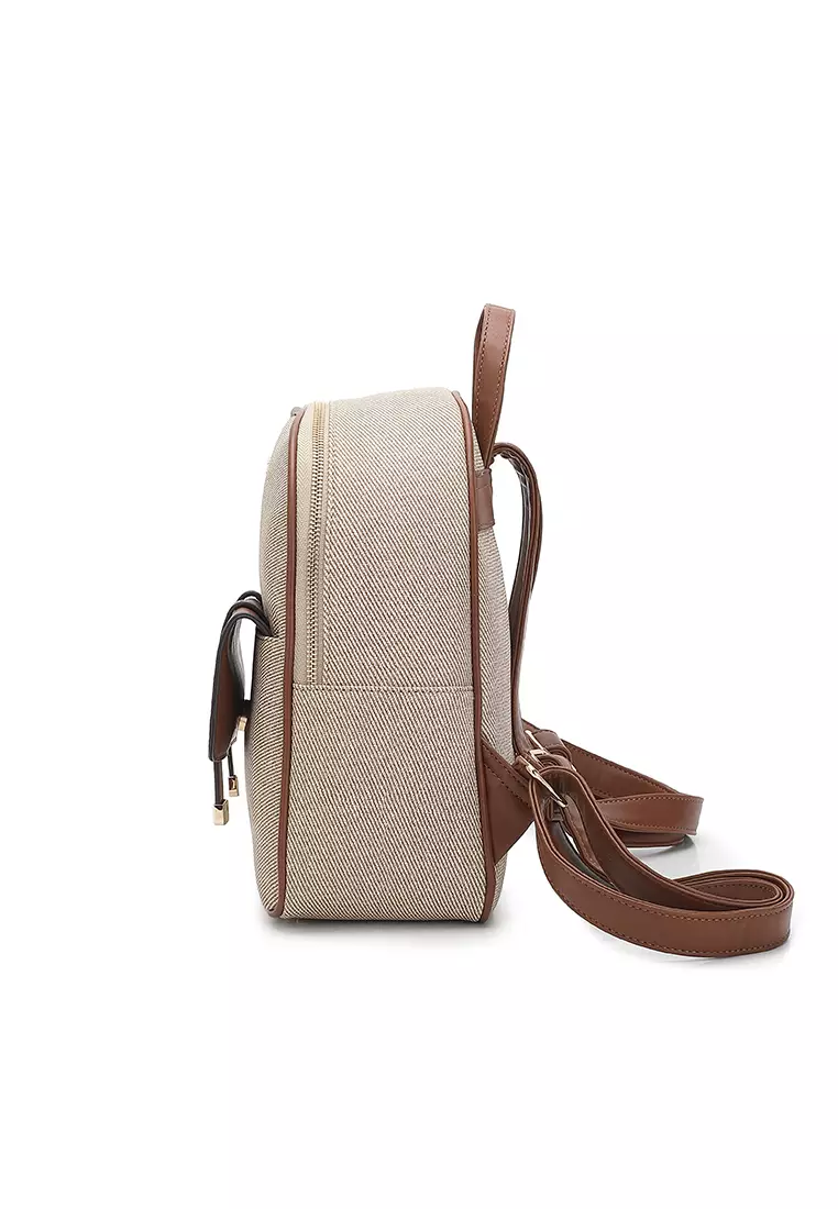 Women's Backpack (Tas Ransel Wanita & Tas Punggung Wanita) - Krem