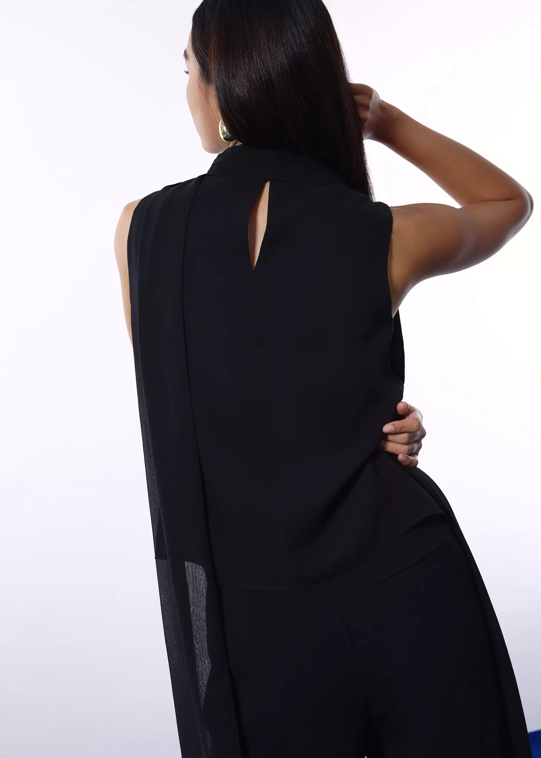 Atasan Wanita - Nabi Multi-way Mock Neck Shell Top