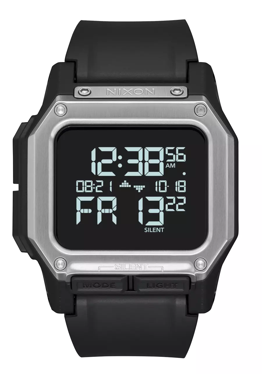 NIXON REGULUS BLACK SILVER