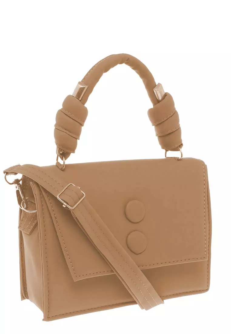 Radia Tas Slempang Wanita Casual Slingbag Plain High Quality Premium - Choco