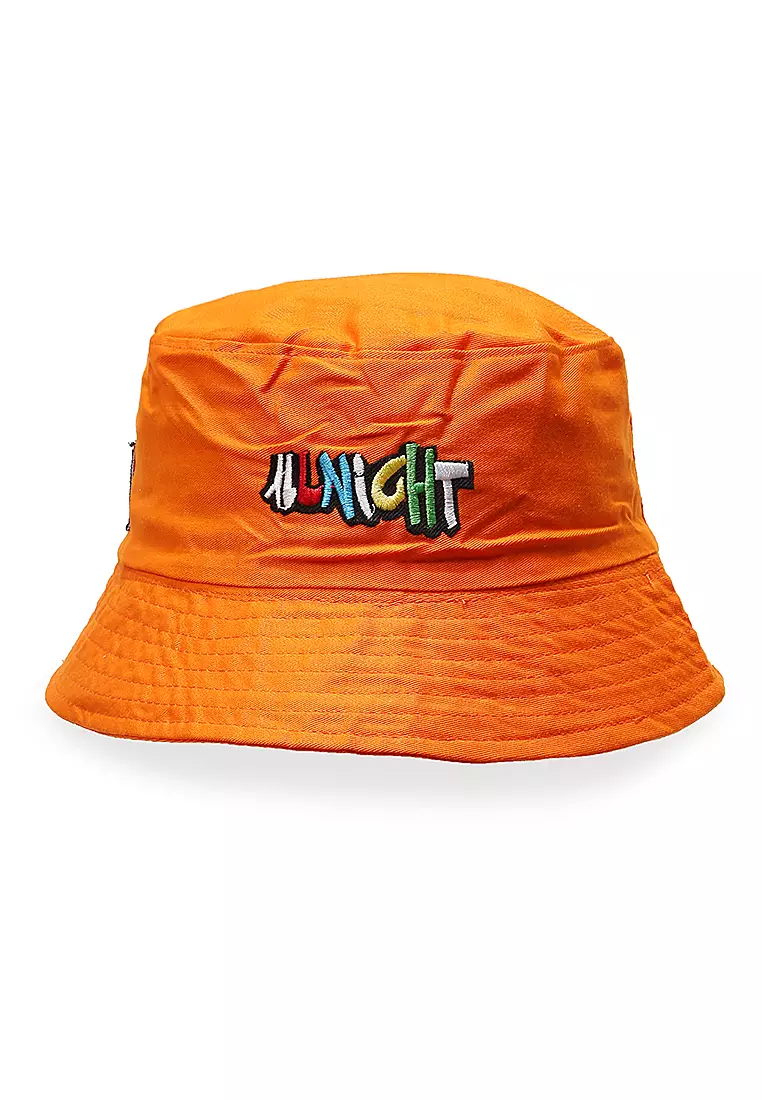 Zorke Bucket Hat Pria Casual Stylish Motive All Night Comfortable Material Drill ORIGINAL - Orange