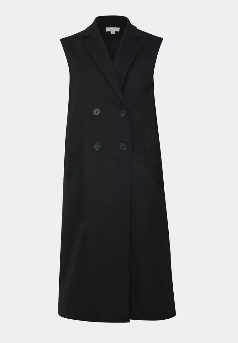 Kiya Longline Sleeveless Vest