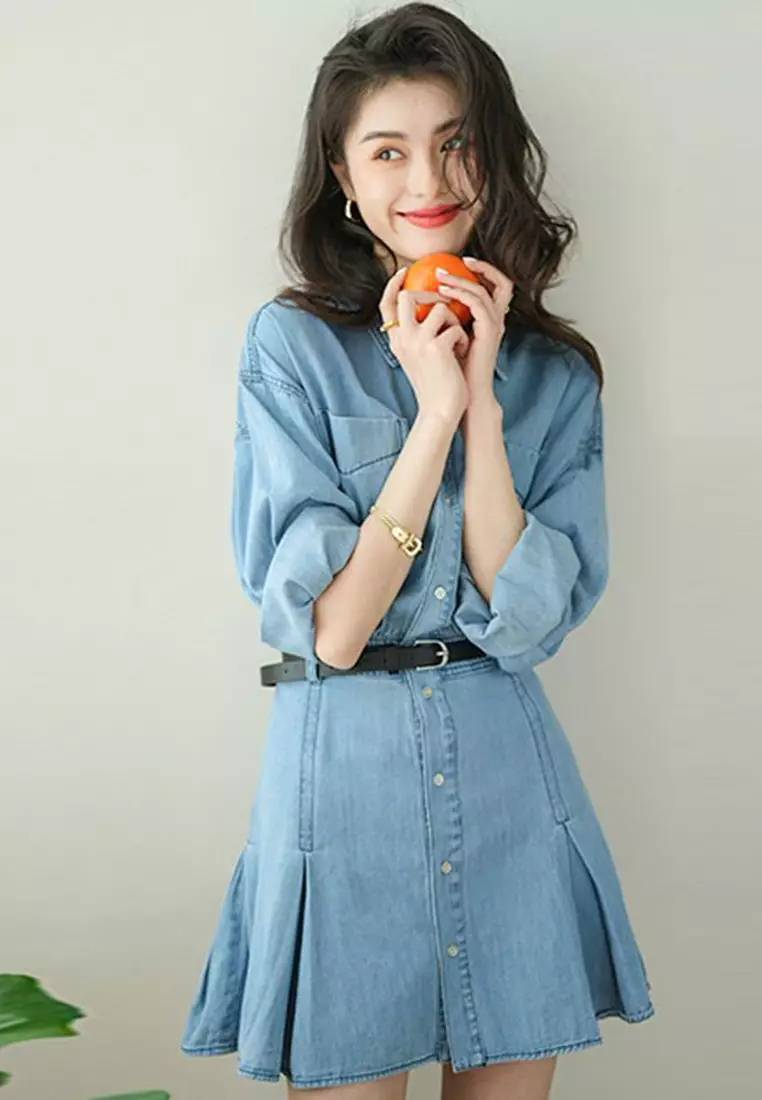 Buy Sunnydaysweety 2024 S/S Vintage Premium Single breasted