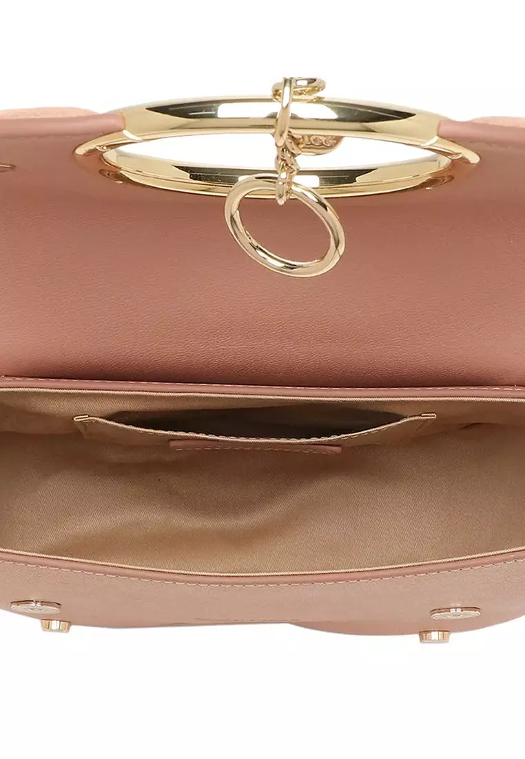 Mara Crossbody Bag in Coffee Pink