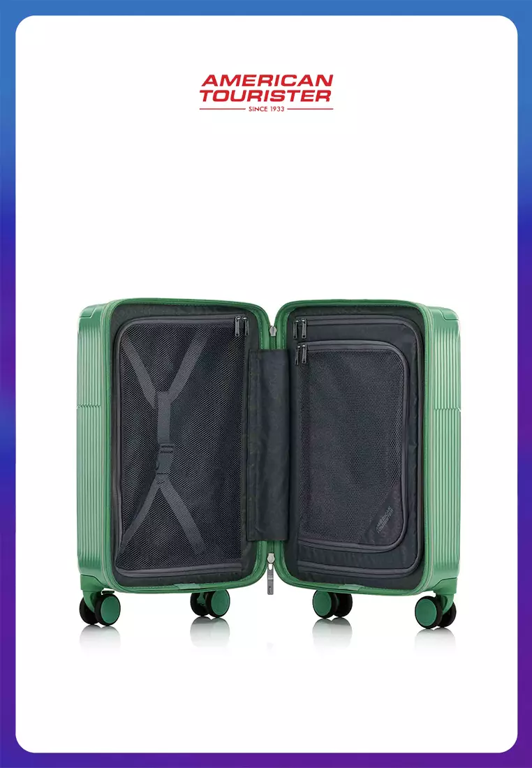 American Tourister Koper Hardcase Curvus Cabin 20 Inch TSA - Mint Green