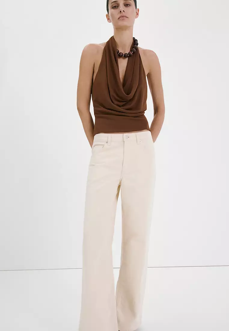 Draped Halter Top