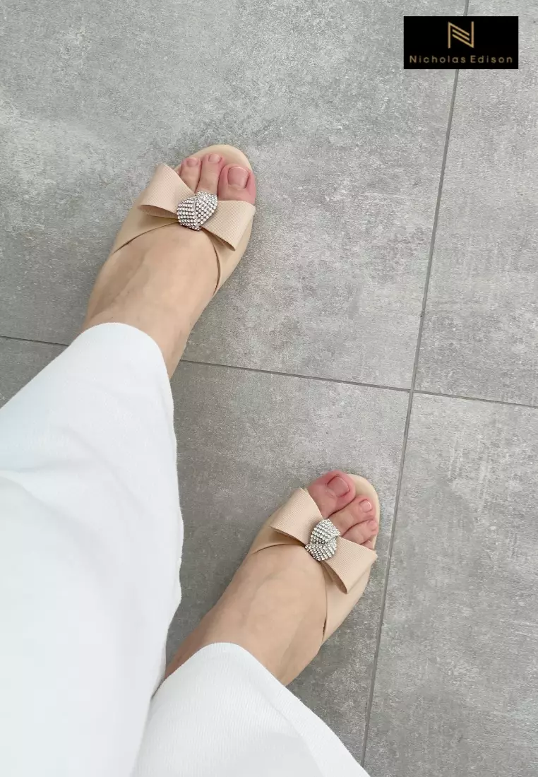Nicholas Edison Heel Raisa Beige