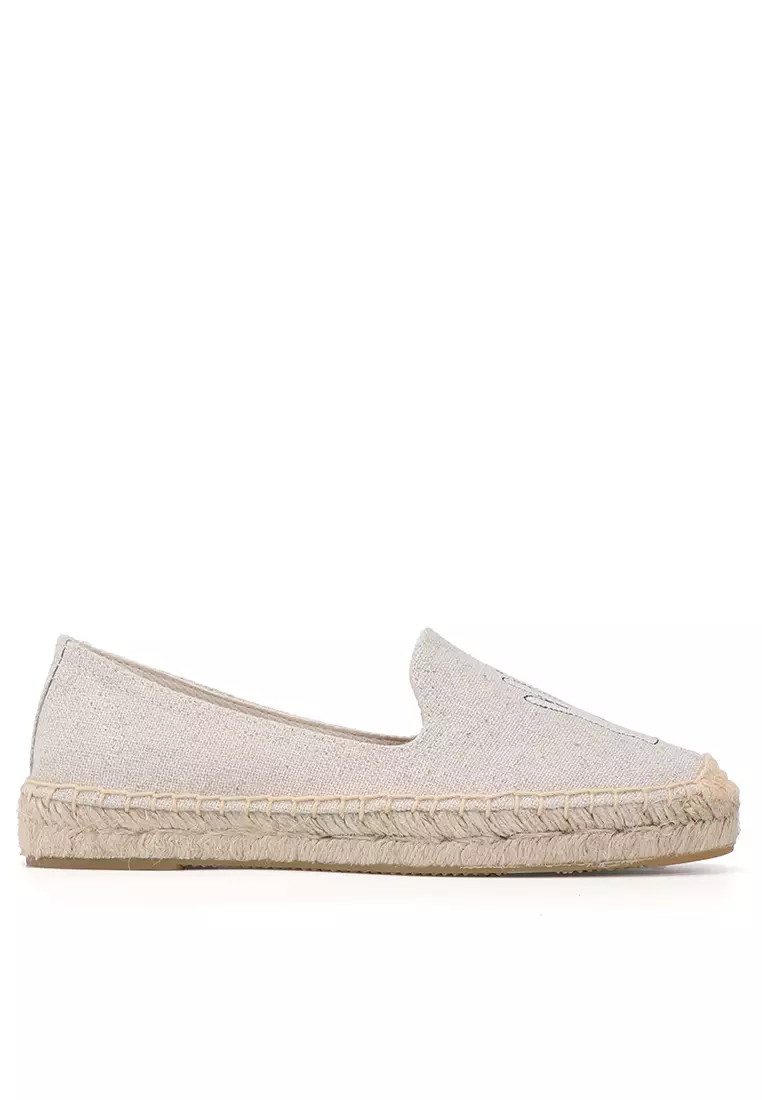 Discount on Twenty Eight Shoes  shoes - SKU: Platform Embroidery Linen Espadrilles HB2024127645