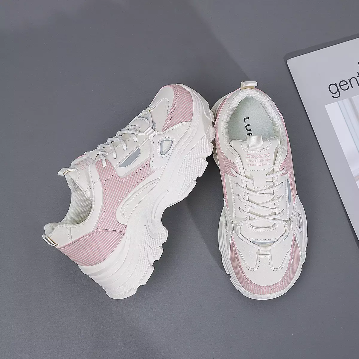 LURAD Sepatu Fashion Kasual Wanita Sneakers Cewek New SM23