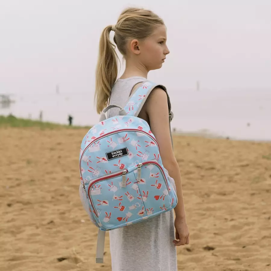 Bundling Freckles Evrydy Backpack Kids & Junior Rabbit - Tas sekolah anak couple