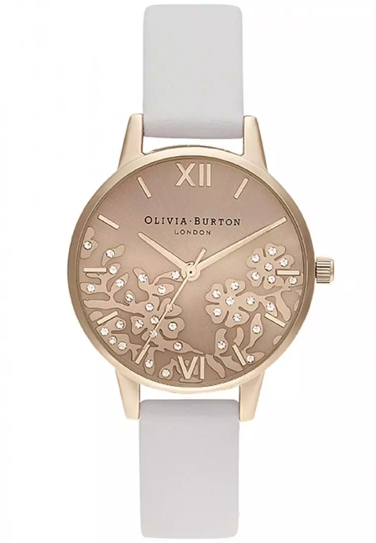 Olivia burton semi clearance precious rose gold mesh