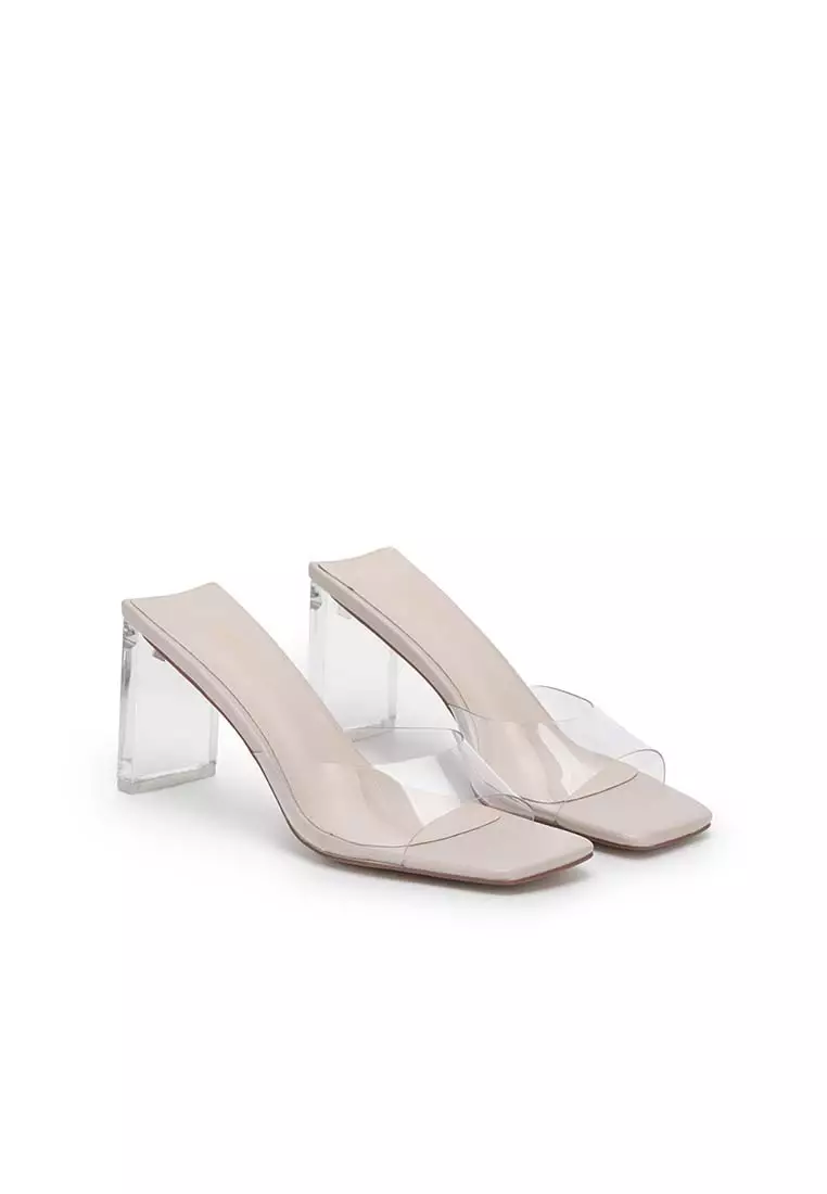 Buy nose CLEAR VINYL HEEL SLIDE 2024 Online ZALORA Philippines