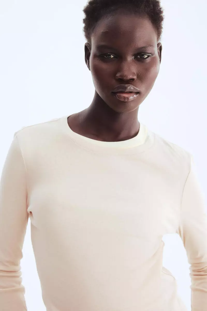 Pima cotton jersey top