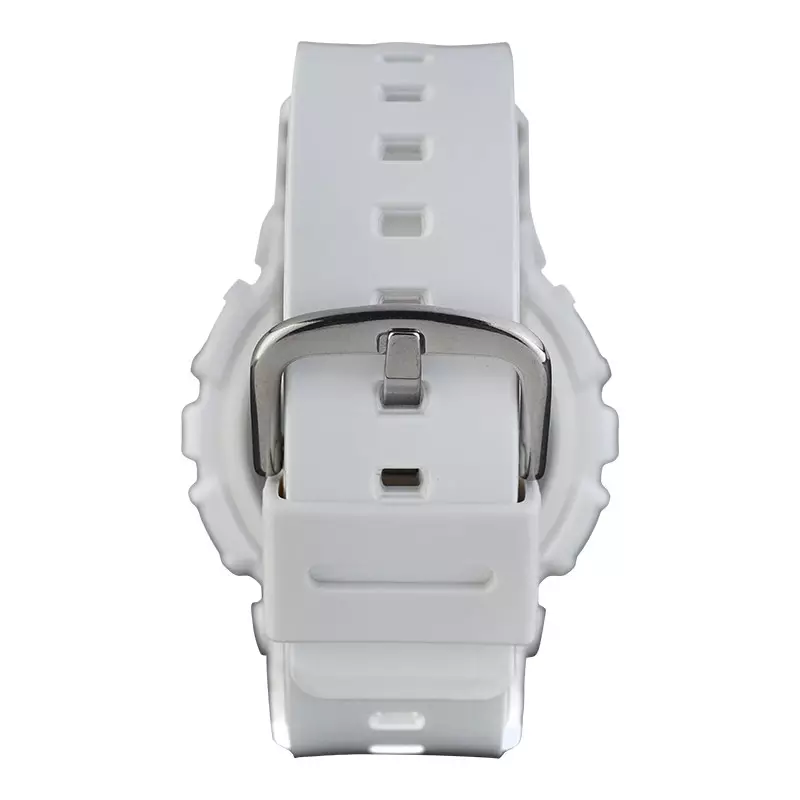 Jam Tangan Wanita Casio Baby-G BA-110X-7A1DR Digital Analog Rose Gold Dial White Resin Band