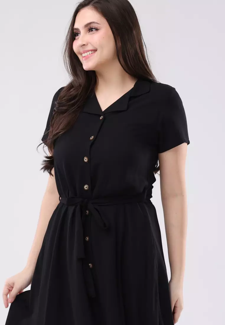 Boldtwill Rayon Short Sleeves Dress