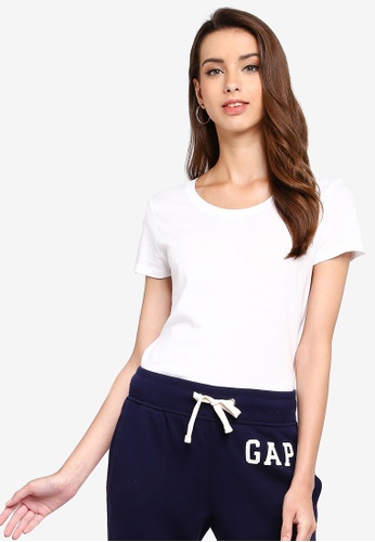 GAP white Favorite Crew Neck Top BE7EFAAF432751GS_1