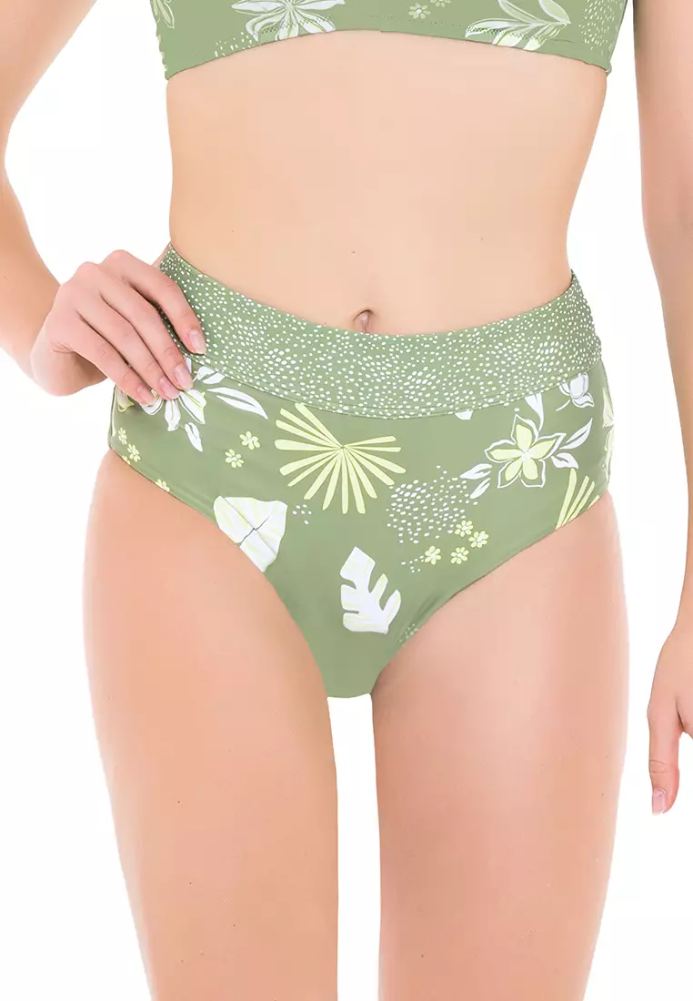 Cupshe flower dance high waisted bikini store