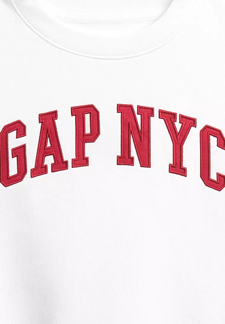 Logo Wedge Pullover Sweatshirt